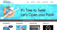 Desktop Screenshot of elite-swimmingpool.com